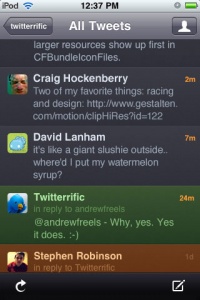 7Twitterrific1 thumb  Tải ứng dụng Twitter cho iphone